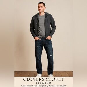 Aéropostale Essex Straight Leg Jeans Size 33/34